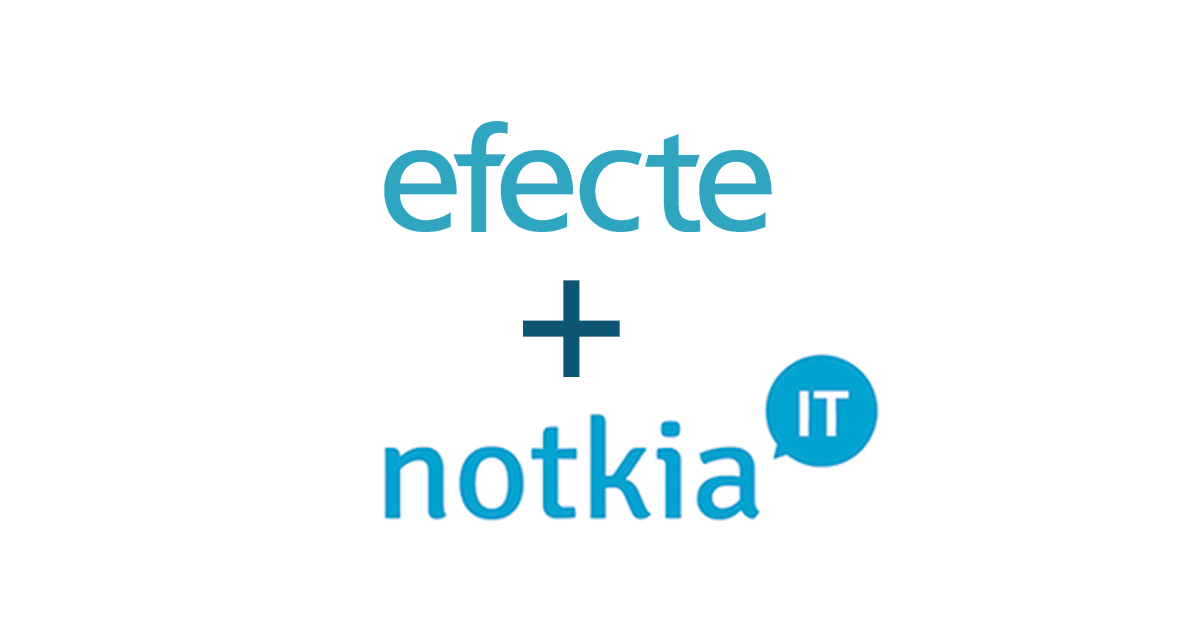 efecte and notkia IT partnership